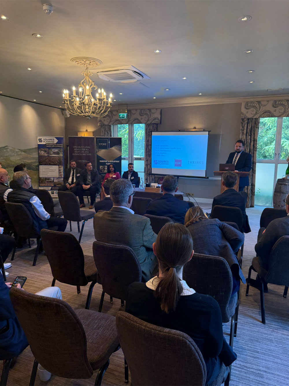 image of set breakfast event