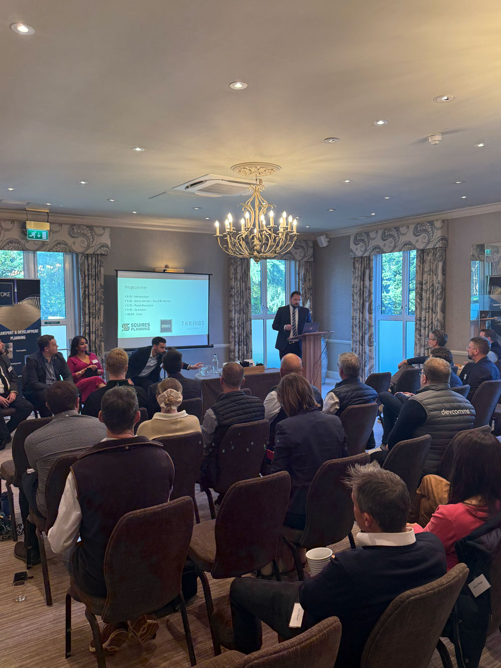 image of set breakfast event